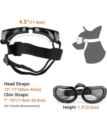 PETLESO Dog Sunglasses for Small Dogs - Waterproof Anti-UV Goggles - Stylish Protective Glasses - Buy Online on GoSupps.com