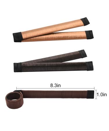 KISSBUTY 7 Pcs Bun Maker French Twist Hair Donut Hair Styling DIY Tool for Women and Girls in 7 Shades - Buy Online on GoSupps.com