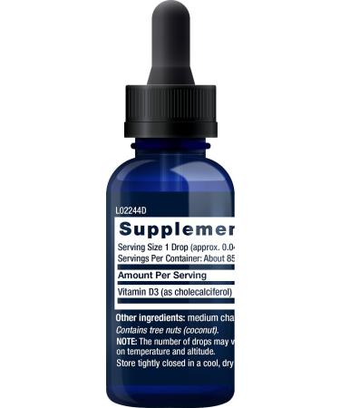 Life Extension Liquid Vitamin D3 50 mcg (2000 IU) â€“ 1 fl oz for Immune Support - Buy Online on GoSupps.com