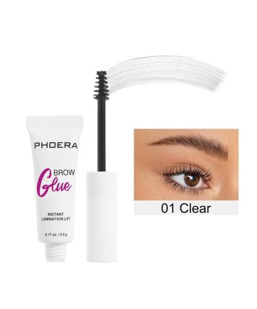 PHOERA Eye Makeup Kit - Dark Brown Eyebrow Pencil Eyeliner & Clear Eyebrow Gel for Perfect Eyebrows - International Shipping Available - Buy Online on GoSupps.com