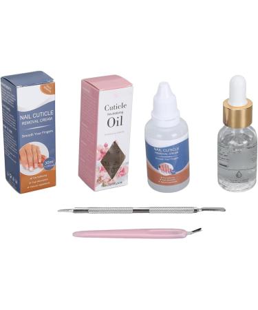 Nourishing Nail Nutrient Oil Kit for Strengthening and Healthy Cuticle Remover Cream with Tools (YS25-3) - Buy Online on GoSupps.com