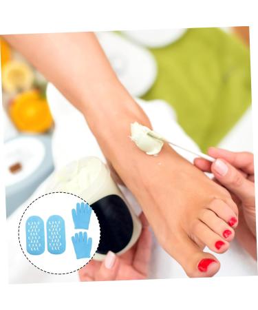 minkissy Gloves Spa Socks Gel Socks for Moisturizing Spa Gel Socks Moisture Socks Hand - Buy Online on GoSupps.com