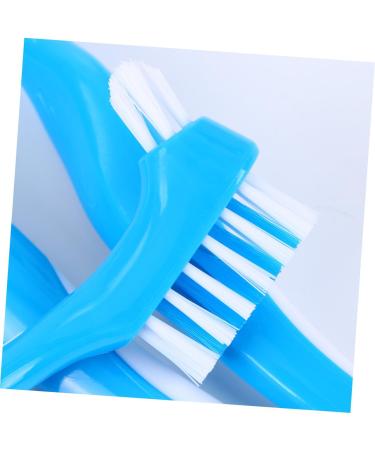 Tovinanna 3-in-1 Denture Cleaning Brush | Double-Sided Soft Toothbrush for Prosthesis & False Teeth Care - International Shipping Available - Buy Online on GoSupps.com