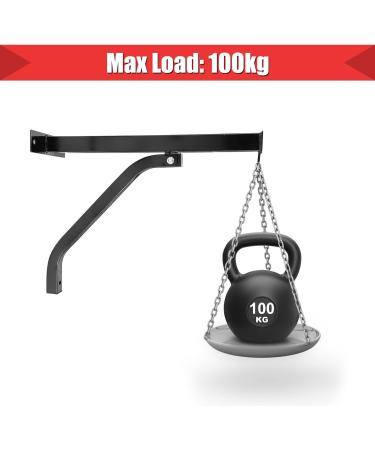Cocoarm Boxing Bag Bracket Wall Holder - Heavy-Duty Steel Punching Bag Hanger with 100 kg Load Capacity & Fastening Screws - Buy Online on GoSupps.com