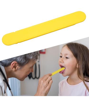 Children's Tongue Tip Trainer - Mouth Muscle Training Speech Therapy Tool (Yellow) - 1pc | International Shipping - Buy Online on GoSupps.com
