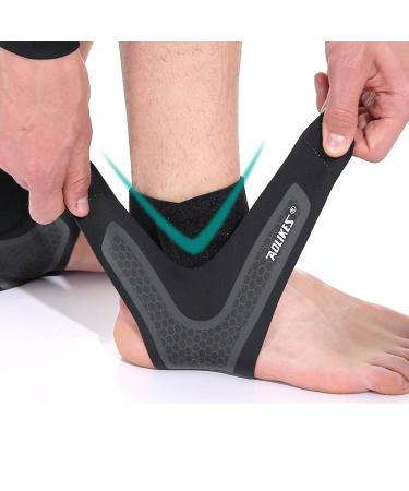 Faletony 1 pair of ankle bandage ankle bandage adjustable ankle bandage foot bandage - pain relieving for men women ankle protection stabilized and supported sport ankle bandage
