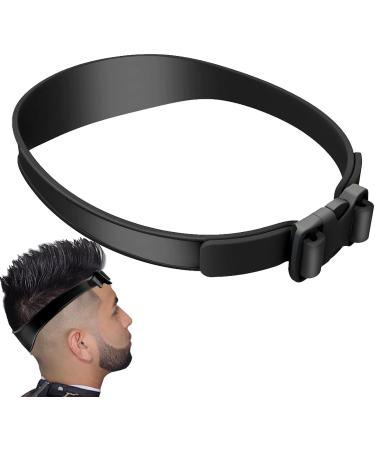 Haircut Bands Curved Silicone Hair Bands Washable Haircut Guide Band Adjustable Haircut Template Soft Comfortable Hair Trimming Guide Hair Cutting Tools for Home Haircuts Beauty Salon Black - Buy Online on GoSupps.com