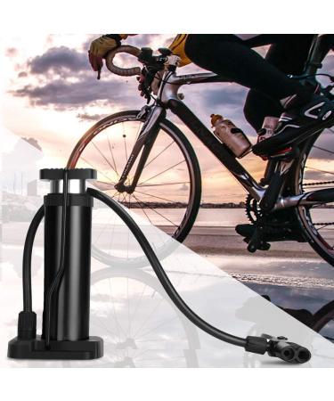 Portable Foot Activated Mini Bike Pump | Universal Presta & Schrader Valve | High Pressure up to 120PSI | Compact Tire Pump for Bikes, Basketballs, Footballs & Mountain Bikes (Black) - Buy Online on GoSupps.com