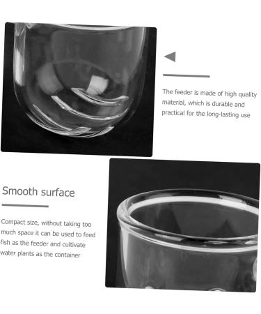 POPETPOP 1pc Red Worm Feeder Glass Terrarium Terrariums Fish Tank Dish Tray Fish Food Feeder Crawl Lipstick 6X4.5CM White - Buy Online on GoSupps.com