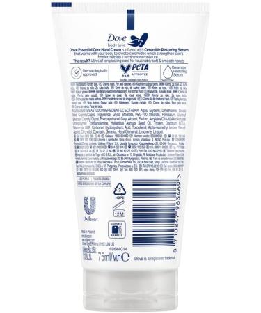 Dove Essential Care Hand Cream 75ml - Buy Online on GoSupps.com