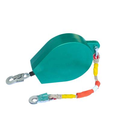 HXFENA Self Pull Ropes Autumn Arma Block Inertia Reel Roofing Company Construction Autumn Rear Gear Personal Autumn Protection Load 150kgSize20mColorVegetable