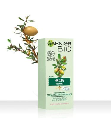  Garnier Garnier Bio Multifunctional Natural Repairing Hand Cream Formula with Moisturizing and Nourishing Argan Oil Organic Shea Butter for dry or cracked areas Suitable for sensitive skin 50 ml Pack of 1 - Buy Online on GoSupps.com