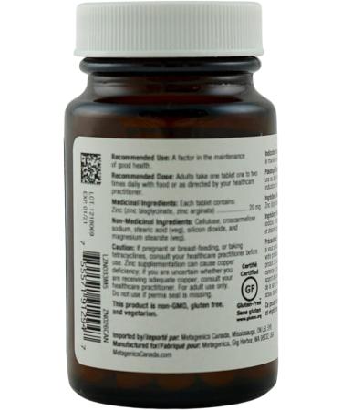 Metagenics Zinc A.G. Tablets 180 Count - Immune Support Supplement - Buy Online on GoSupps.com