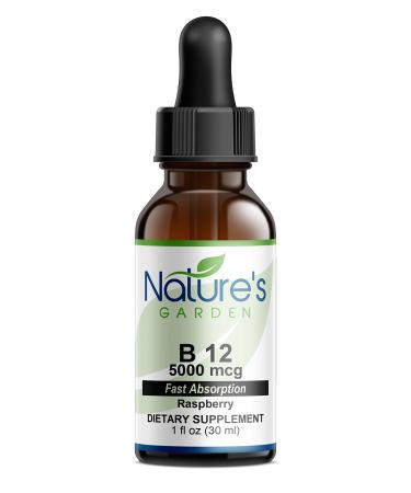 NGE - B12 Drops 5000 mcg/ml - 1 oz Liquid Vitamins