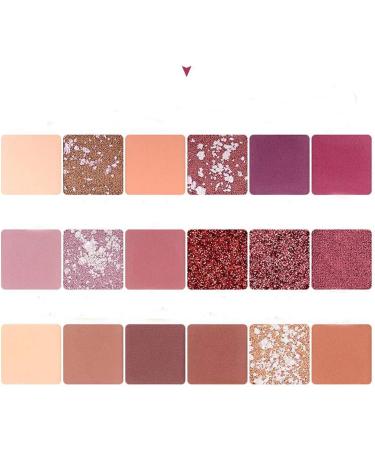 Nemopter Colorina Pro-Artist Eyeshadow Palette Desert Pink Eyeshadow Palette 18 colors Waterproof matte Eyeshadow - Buy Online on GoSupps.com