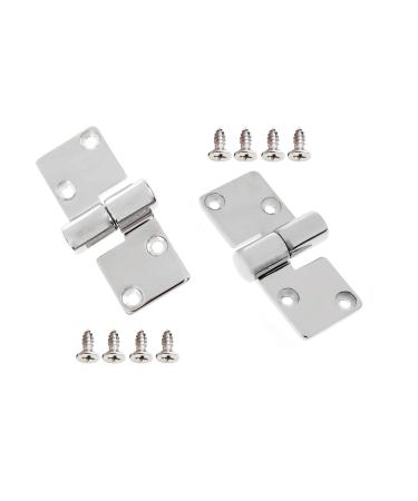 GooMeng 3.5" x 1.5" 316 Stainless Steel Left & Right Lift-Off/Take-Apart Hinge Marine Boat Door Furniture Heavy Duty with Screws (1 Pair)