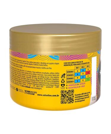 Salon Line SOS Curls Treatment Collection - Hydrating Hair Mask 300g - Buy Online on GoSupps.com