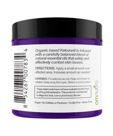 OmNutra Ketozonil Organic Dermal Defense Cream - 4OZ OTC Jock Itch & Athlete's Foot Cream - Buy Online on GoSupps.com