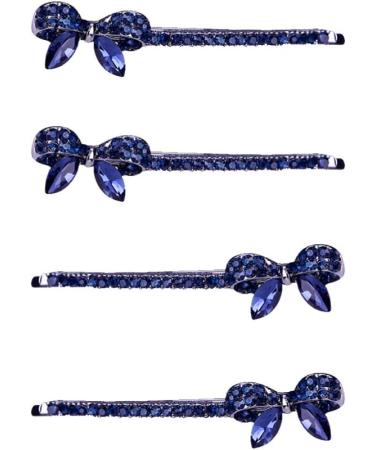 FRCOLOR 4 Pairs Flower Hair Clips for Women Hair Barrettes for Women Rhinestones Hair Barrettes Women Hair Clip Elegant Hairpin Hair Accessory for Girls Bride Wedding Securing Clip - Buy Online on GoSupps.com