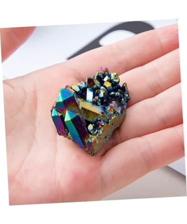 COHEALI 6 Pcs Colorful Crystal Clusters Fish Tank Decorations Meditation Crystals and Stones Crystal Gems Colorfulx3pcs 3X3CMx3pcs - Buy Online on GoSupps.com