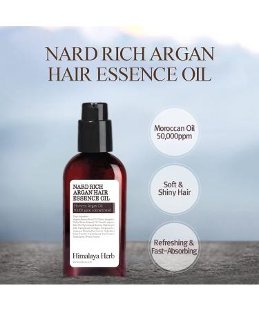NARD Argan Hair Essence Oil - Natural Moroco Argan Oil Serum for Damaged Hair Care - 3.38 Fl. Oz - Buy Online on GoSupps.com