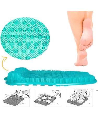 Joebo Foot Scrubber for Shower Non-Slip Suction Cups & Soft Bristles for Improved Blood Circulation - 1 Pack - Buy Online on GoSupps.com