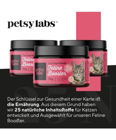 Feline Booster - Nutritional Supplements for Cats | Joint Mobility Digestion & Skin Health | 270g - Buy Online on GoSupps.com