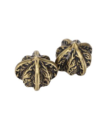 2Pcs Baoding Balls Handballs Tools Handplay Solid Walnuts Brass Tool Sets Decompression Hand Exercise Tools