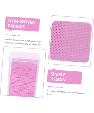 Didiseaon 4boxes Eyelash Glue Cleaning Lash Tweezer Cleaner Glue Cleansing Pad Nail Cleaner Glue Remover Pads Lash Glue Cleaning Pads Nail Tools Major Non-Woven Fabric Extension Glue Pink - Buy Online on GoSupps.com