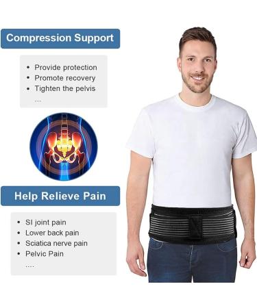 Pelvic Lower Postpartum Wrap - Adjustable Neoprene Support for Trochanter & Sacroiliac Relief | Women s Belly Alleviation - Buy Online on GoSupps.com