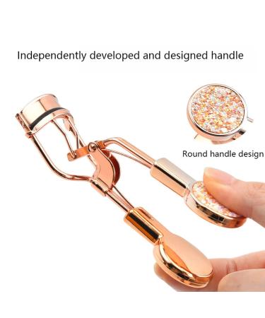 Professional Eyelash Curler - Portable Rose Gold Makeup Tool for Stunning Lashes | International Shipping Available - Buy Online on GoSupps.com