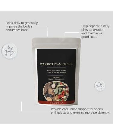 rabuu Mens Energy Boost Tea Stamina Enhancing & AntiFatigue Convenient Brew - Buy Online on GoSupps.com
