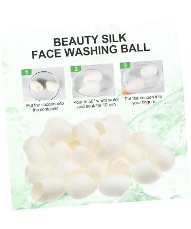 FRCOLOR 200 pcs Natural Silk Ball Cocoons - Effective Blackhead Scrub for Clear Skin | Beauty & Skin Care - Buy Online on GoSupps.com