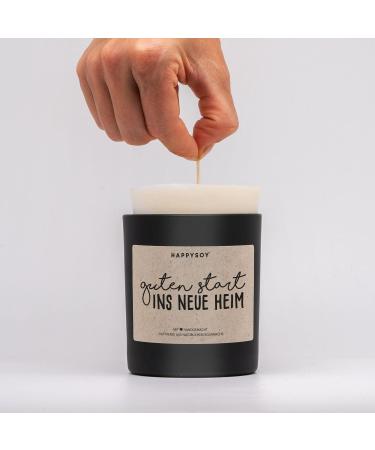 Handmade Fragrance Candle & Refill Wax - Sustainable HappySoy Gifts for New Homes | Perfect Apartment & Housewarming Gift - Buy Online on GoSupps.com