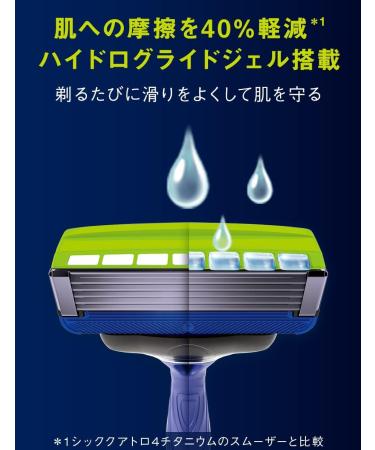 Hydro 5 Premium Power Select Spare Blade | 4 Thick Blades from Japan - International Shipping Available - Buy Online on GoSupps.com