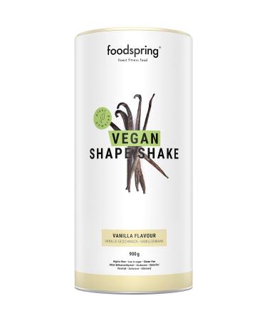 foodspring Vegan Shape Shake, Vanilla, 900 g, Your tasty, high protein, veggie meal replacement for weight loss*