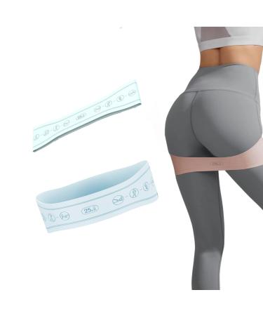 Yoga elastic bands Fitness men's and women's resistance bands elastic bands Hip strength training Stretch tension bands Hip curling exercises(Blue)
