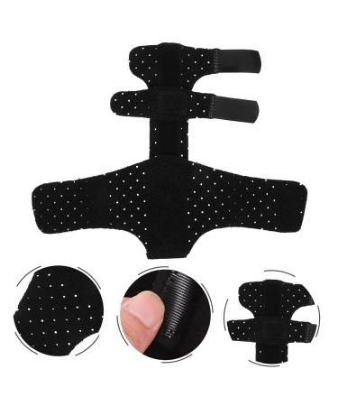 FRCOLOR Finger Splint Thumb Protector | Metacarpal Support & Injured Finger Fixator | Black Aluminum Alloy Guard for Kids - Buy Online on GoSupps.com