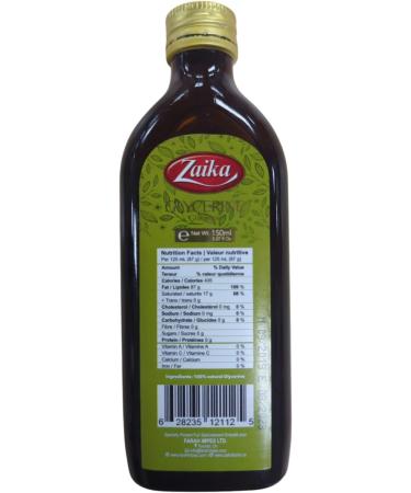 Zaika Glycerine Liquid 150ml - All-Natural & Organic Oil - Essential Oils - Buy Online on GoSupps.com