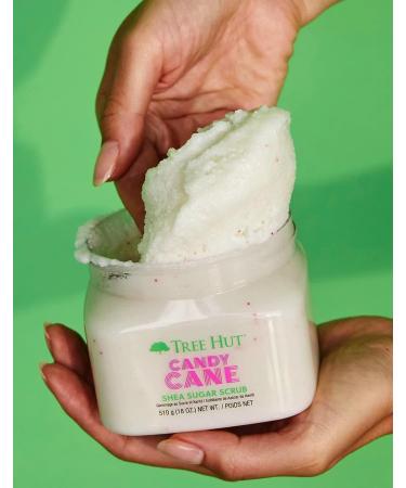 Tree Hut Candy Cane & Holiday Cheer Shea Sugar Body Scrub - 18oz (2-Pack) - Buy Online on GoSupps.com