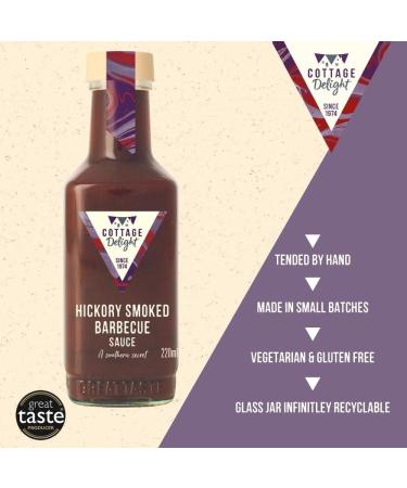 Cottage Delight Hickory Smoked Barbecue Sauce 220ml - Delicious and Flavorful BBQ Sauce - Buy Online on GoSupps.com