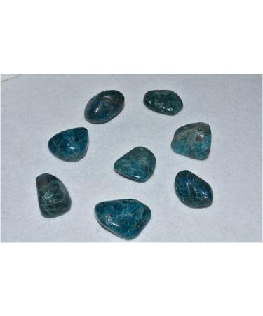 Balance Blue Apatite Tumbled Stone One Natural Quartz Reiki Crystal Lucky Stone ERTEYIN - Buy Online on GoSupps.com