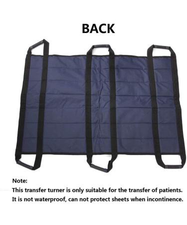 Transfer Blanket with Handles-Bed Positioning Pad Sheet Patient Lift Sling Moving Assist Hoist Gait Belt for Caregiver Patients - Buy Online on GoSupps.com