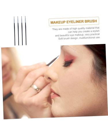 Housoutil 4pcs Fine Eyeliner & Lip Brush Kit | Soft Makeup Brushes for Eyeliner & Lips | Travel-Friendly Makeup Accessories - Buy Online on GoSupps.com