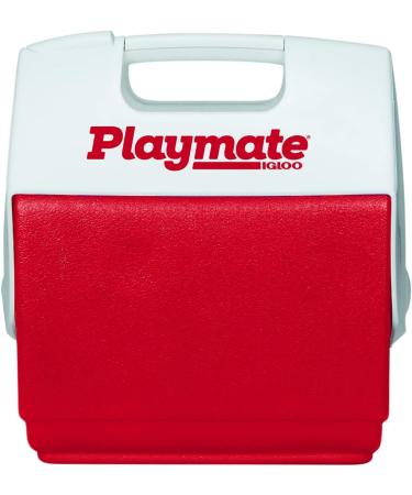 Igloo Playmate Pal 7 Quart Personal Cooler 11.75 x 8.25 x 12-Inch - Red/White - Buy Online on GoSupps.com