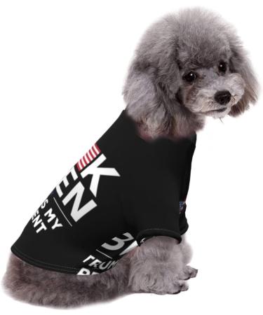 SHAMZBEST Fuck Biden America Flag Trump President Pet Costume Hoodie for Small Dogs - Buy Online on GoSupps.com
