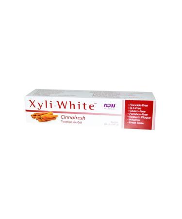 NOW FOODS Xyliwhite Cinnafresh Toothpt  6.4 OZ