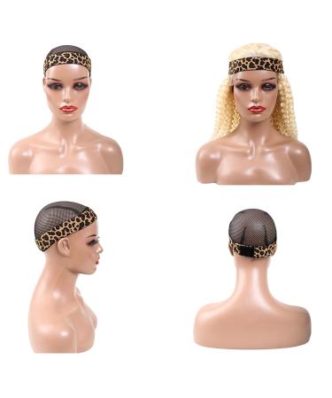 Elastic Wig Bands for Lace Melting - 3 Pcs Set for Wig Stability and Edges Laying - Leopard, Black, Rose Gold - Buy Online on GoSupps.com