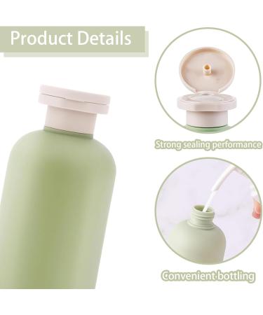 3 PCS Flip Cap Shampoo Bottles Empty Refillable Travel Bottles for Toiletries for Travel Size 200ML for Shampoo Lotions Cream Body Wash Conditioner Travel Shampoo Bottles - Buy Online on GoSupps.com