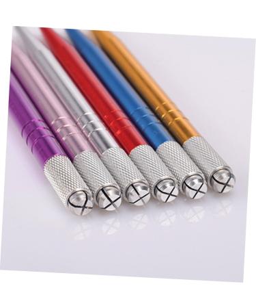  Beatifufu 6 Pieces Brow Pencil Embroidered Eyebrow Pen Permanent Pen Microblading Pen Eyebrow Makeup Pen Korean Hand Pen - Buy Online on GoSupps.com